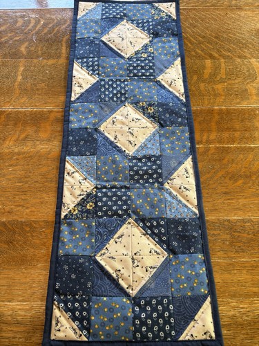Blue tan beige - beige, yellow
